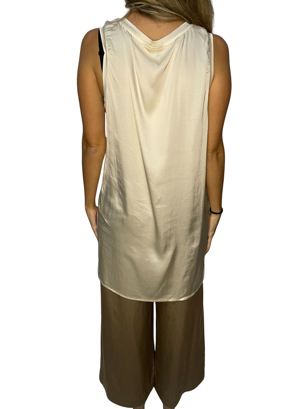 Canotta lunga con taschino